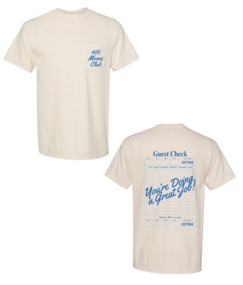 GUEST CHECK POCKET TEE