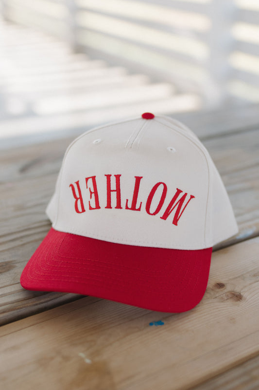 “MOTHER” EMBROIDERED TRUCKER