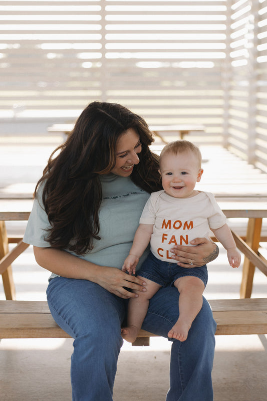 MOM FAN CLUB ONESIE