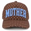 MOTHER POLKA DOT EMBROIDERED HAT