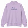 RICH IN MOTHERHOOD EMBROIDERED MOCK NECK
