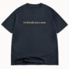JUST A MOM EMBROIDERED TEE