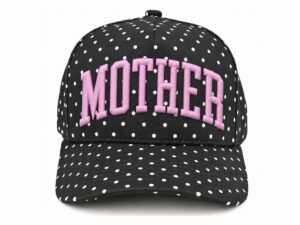 f47147b7-26aa-4850-b1ce-c0e7c6443368 MOTHER POLKA DOT EMBROIDERED HAT