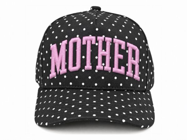 MOTHER POLKA DOT EMBROIDERED HAT