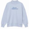 RICH IN MOTHERHOOD EMBROIDERED MOCK NECK
