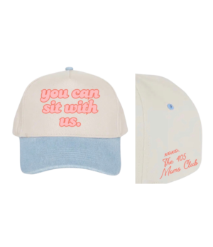 image0 (1) “You can sit with us” Embroidered Trucker