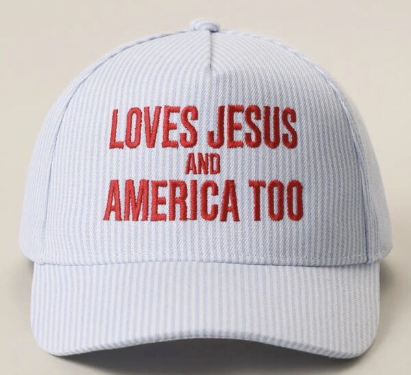 LOVES JESUS - SEERSUCKER