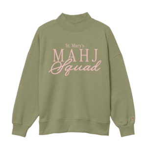 SMES MAHJ MOCK NECK
