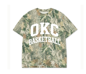 YOUTH OVERSIZED GREEN OKC BASKETBALL