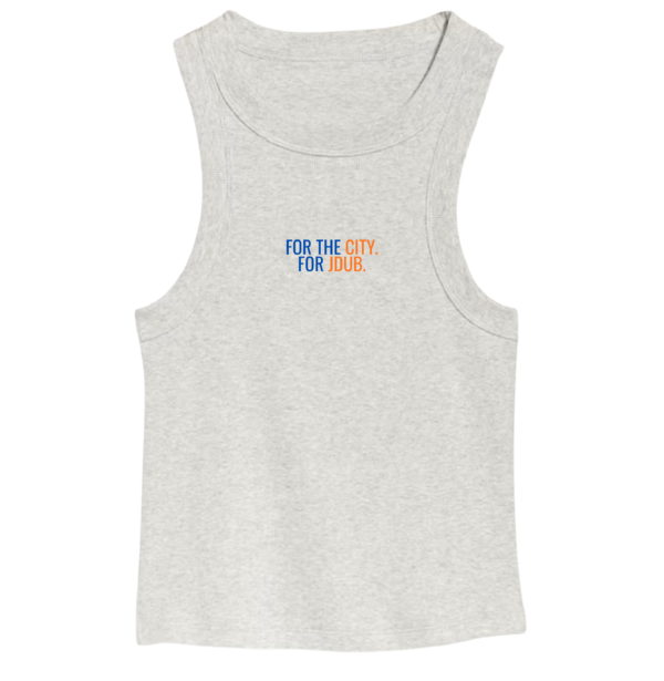 FOR THE CITY EMBROIDERED TANK